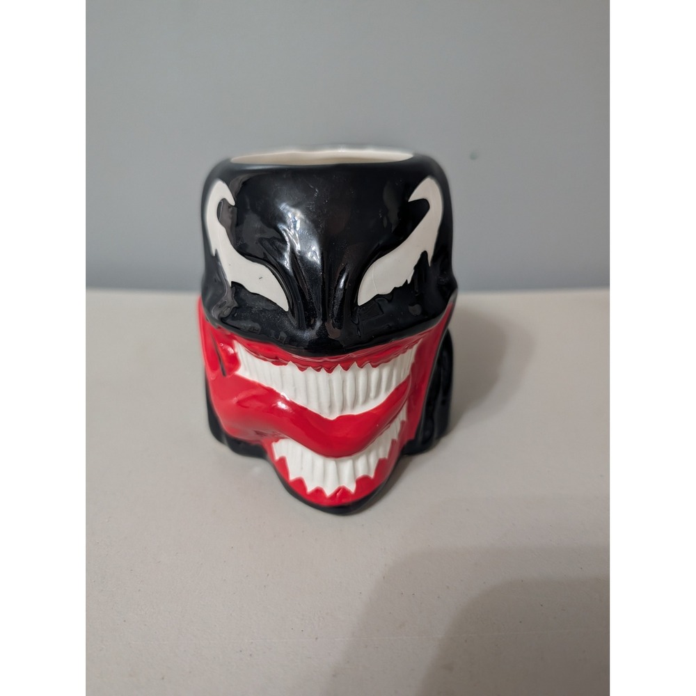 Marvel Venom 3D Sculpted Ceramic Coffee Mug 2015 Backstage Pass Spider-Man Black